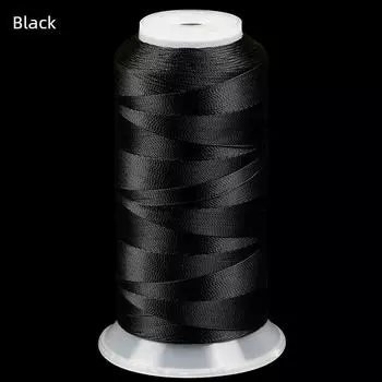 9 Strand Hand-Knitting Thread Bracelet String Necklace Rope Lanyard Beaded Wire Carrying Strap Winding String Pendant String Red Rope 02# Black