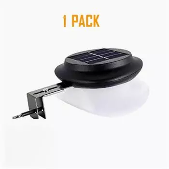 9 светодиодных настенных светильников на солнечных батареях 110 люмен, супер яркий, IP55, водонепроницаемый, для наружного освещения забора, для карнизов