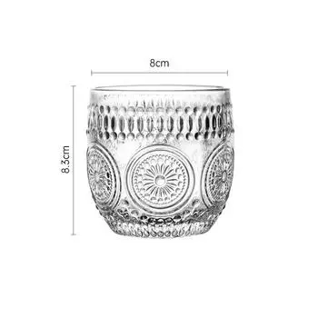 9 унций Sun Flower Бокалы для вина Напитки Кружки для виски Пиво Коктейль Питьевой Стакан Бытовая Посуда Для Питьевых Принадлежностей Роскошная Кружка Бутылка Для Воды 1pcs