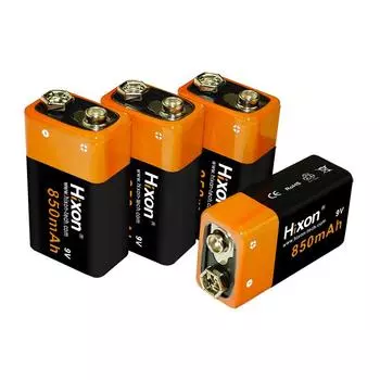 9 В 6F22 850 мАч литий-ионная аккумуляторная батарея и зарядное устройство для детектора дыма, сигнализации, домофона, детские игрушки, пожарная сигнализация 1pcs charger