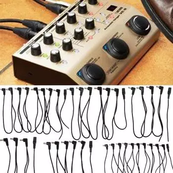 9 В постоянного тока гитарная педаль шнур питания 1 к 2 3 5 6 8 10-контактная цепь гитарной педали детали гитарной педали 2 ways