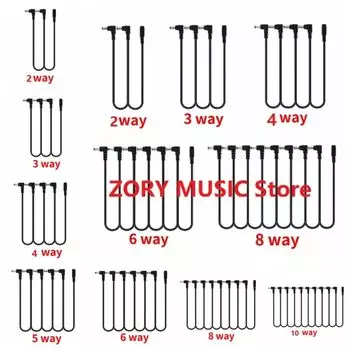 9 В постоянного тока гитарная педаль шнур питания 1 к 2 3 5 6 8 10-контактная цепь гитарной педали детали гитарной педали 2 ways