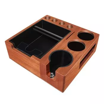 9 в 1 Espresso Knock Box Темпер для кофе Многофункциональный Espresso Knock Box Темпер Держатель для эспрессо с функцией Держатель для эспрессо Съемный портафильтр