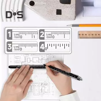 9-в-1 многофункциональная ручка-инструмент со светодиодной подсветкой Компактный дизайн Портативные отвертки Открывалка для бутылок Многофункциональная ручка-инструмент Гаджет чёрный