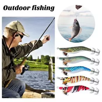 9CM/7G Светящаяся в темноте приманка в виде креветки с крючком в виде кальмара Реалистичная бионическая искусственная приманка для соленой воды чёрный/зелёный