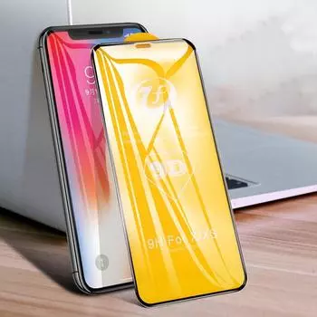 9D полное покрытие экрана закаленное стекло для Apple iPhone 6 6s 7 8 Plus 11 Pro Max X XS MAx XR пленка