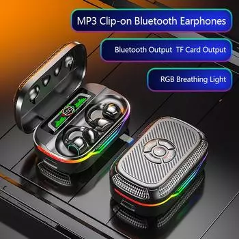9D стерео HiFi звук Bluetooth наушники TF карта TWS беспроводные наушники водонепроницаемая спортивная гарнитура с шумоподавлением и светодиодным дисплеем MP3-плеер