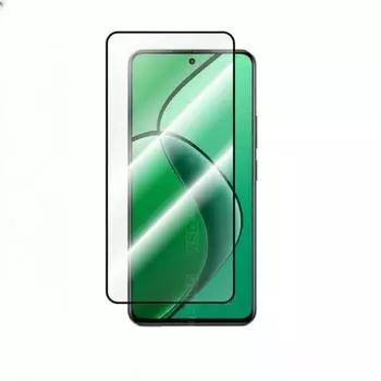9D закаленное стекло для Realme 12 4G Black Edge Прозрачная защитная пленка для REALME Realme12 REALME12 9H Защитная передняя пленка Realme 12 4G чистый