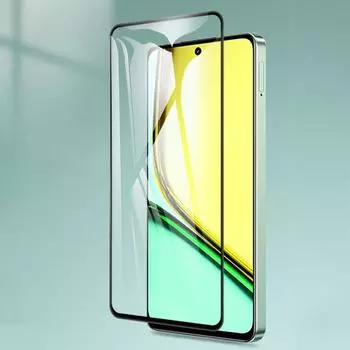 9D закаленное стекло для Realme C67 C65, прозрачная защитная пленка с черным краем для REALME RealmeC67 RealmeC65, защитная передняя пленка Realme C67 чистый