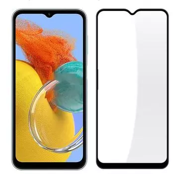 9D закаленное стекло для Samsung Galaxy M14, прозрачная защитная пленка с черным краем для Samsung M14, защитная передняя пленка 9H против царапин Samsung M14 чистый