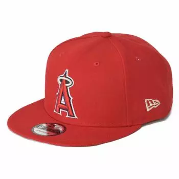 9FIFTY LOS ANGELES ANGELS Кепка с плоским козырьком Los Angeles Angels, регулируемая [New Era] (красный) [Элемент] красный