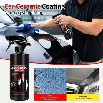 9H Car Liquid Ceramic Coat Super Hydrophobic Glass Coat Set Полисилоксановые и наноматериалы Полироль для автомобиля
