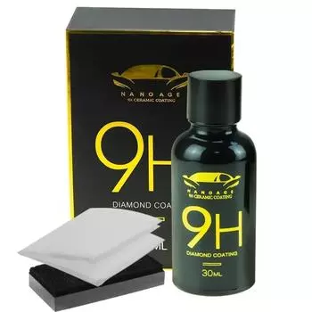9H Car Liquid Ceramic Coat Super Hydrophobic Glass Coat Set Полисилоксановые и наноматериалы Керамика для автомобилей
