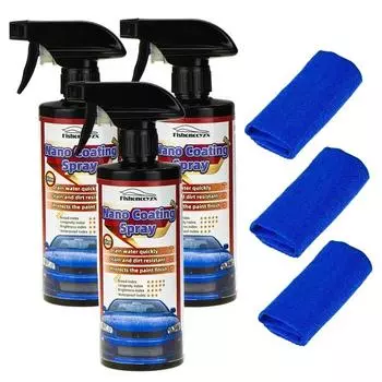 9H Керамическое покрытие для автомобиля Гидрохромное покрытие для ухода за краской Нано-топ Быстрое покрытие Полимерная защита деталей Жидкий воск для ухода за автомобилем