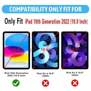 9H закаленное стекло для Apple iPad 10-го поколения 10,9 дюйма 2024 A2757 A2777 A2696 Защитная пленка для экрана для iPad 10-го поколения 10,9 Защитная пленка