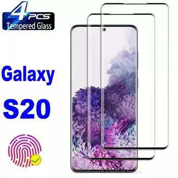 9H закаленное стекло пленка для Samsung Galaxy S20 + 4 шт HD изогнутое четырехстороннее защитное стекло для экрана Note 8 чистый
