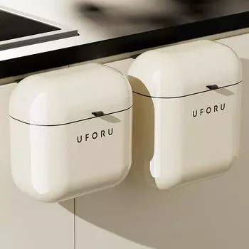 9л/12л DIY кремового цвета настенный кухонный мусорный бак с крышкой для пищевых отходов и ванной комнаты не сгибается высокий уровень внешнего вида