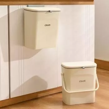 9л кухонный мусорный бак с крышкой, подвесной мусорный бак, настенный мусорный бак, дверца кухонного шкафа, мусорное ведро для компоста, ванная комната под раковиной, мусорное ведро B