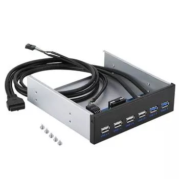 9PIN 19PIN к 2 * USB3.0 + 4 * USB2.0 6 Интерфейс Металлическая передняя панель USB-концентратор