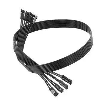 9pin Desktop Motherboard Switch Jumper 9Pin Male to Female Extension Cable Boot Restart Chassis Motherboard Lengthened Cable Public mother 20cm