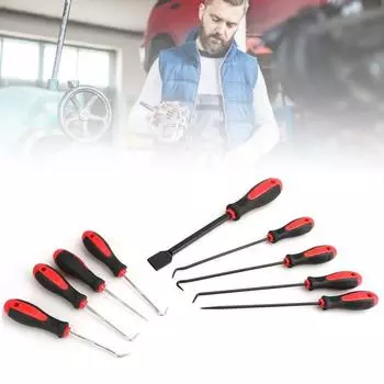 9шт съемник сальника мини-крючок устойчивый к коррозии изогнутый автомобильный крючок сальника