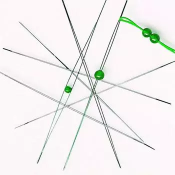 9шт стальные складные бусины с большим ушком игольная нить швейные иглы разного размера