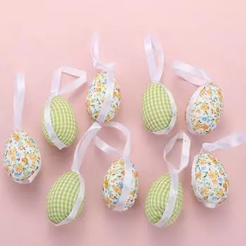 9шт/упак. милые DIY экологически чистые подвесные яйца Весенний Пасхальный мини-декор товары для дома кофейный