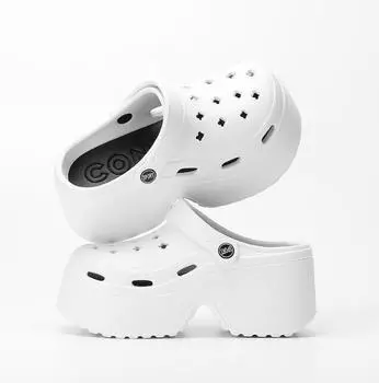 9СМ ЕВА Диванные сандалии Женские уличные шлепанцы из ЭВА Летние сандалии и домашняя обувь для пар 35-36 белый