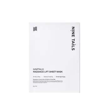 9TAILS Тканевая маска для сияния кожи лица 23 г*4 шт.