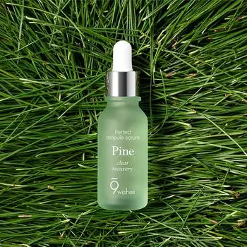 9WISHES Pine Ampule Serum 25 мл, #увлажнение, #улучшение_текстуры_кожи, Увлажнение, Корейская косметика, Kbeauty, образец
