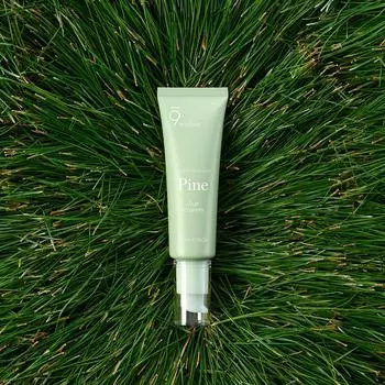 9WISHES Pine Treatment Cream 50 мл, успокаивающий, осветляющий, увлажняющий, корейская косметика, Kbeauty, образец