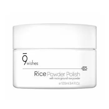 9WISHES Rice Powder Polish 100 мл, #Rice_Scrub,#Pore_Care,#Blackhead, Увлажнение, Корейская косметика, Kbeauty, образец