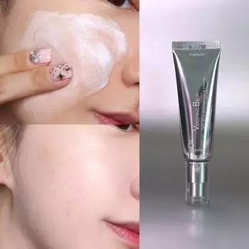 9WISHES VB Premium Tone Up Cream 50 мл, #UV_Sunblock #Primer #Whitening #Wrinkle_Care, Korean Cosmetics, Kbeauty, пробник