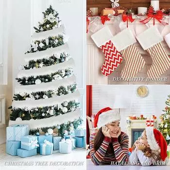 9X150 см искусственные ленты ленты для самостоятельного шитья одежды пушистая отделка швейный костюм белый