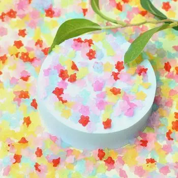 9x4 мм 200 шт. разноцветные матовые колпачки, цветочные конфетные цвета, прозрачные акриловые бусины для изготовления ювелирных изделий своими руками, модный материал ручной работы оранжевый