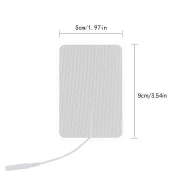 9X5CM Tens электродная накладка для цифрового физиотерапевтического массажера многоразовый самоклеящийся нервно-мышечный стимулятор аксессуар инструмент