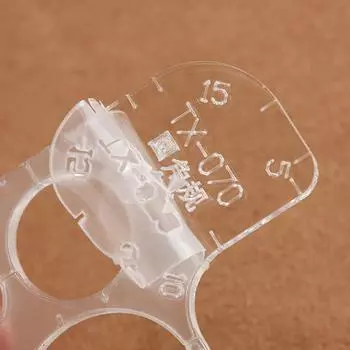 9X9 см акриловая линейка R калибра Diy кожа чертеж дизайн шаблон формы принадлежности