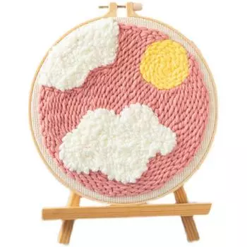 9x DIY Embroidery Pen Punch Needle Kits Knitting Needle Threaders Sewing