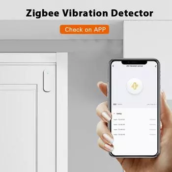 _ Tuya Smart WiFi Zigbee Датчики открытия/закрытия дверей Smart Life APP Sound Securit