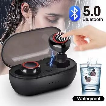A10 True Wireless Bluetooth Наушники с зарядным устройством Водонепроницаемая спортивная гарнитура