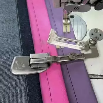 A11 Регулируемый роликовый подгибочный станок для обжима папки-переплетчика Прижимная лапка для бытовых швейных машин с плоской подошвой Аксессуары для бытовых швейных машин