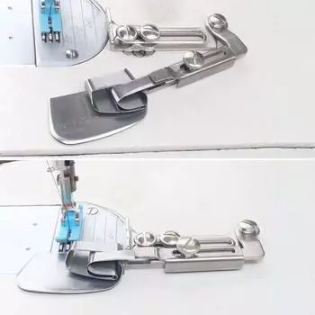 A11 Регулируемый роликовый подгибочный станок для обжима папки-переплетчика Прижимная лапка для бытовых или промышленных швейных машин Аксессуары 12-20MM
