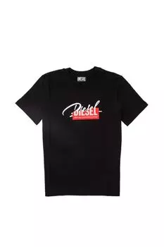 A15456RHERA 900 Black M [Diesel] Женская футболка T-REG-BLIN ФУТБОЛКА чёрный