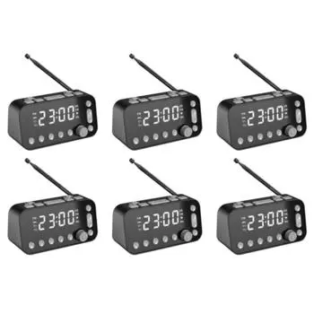 A1 Цифровой будильник DAB DAB FM-радио LED дисплей Двойной USB-порт для зарядки