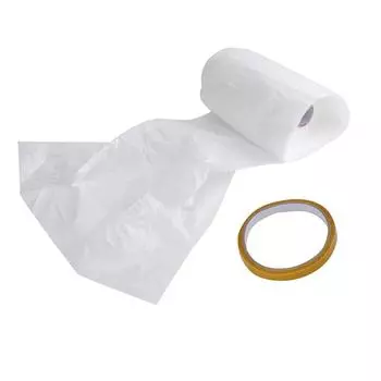 A2UD Air Conditioner Extended Pipe Flexible Blowing Bag Guide Duct Bags 20M/65.6Ft