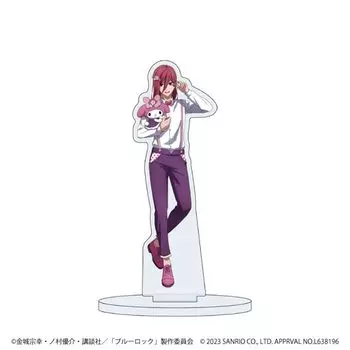 A3 TV Anime Blue Rock x Sanrio Characters 04 Shredded Leopard Horse x My Melody [Original Illustration] Character Acrylic Figure