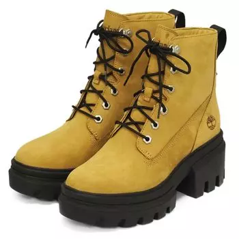 A41QK EVERLEIGH LACEUP Everly 6 дюймовые ботинки на шнуровке Wheat [Timberland] женские US7-Approx. 24,0 см