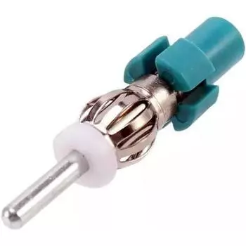 A430 адаптер автомобильной радиоантенны, разъем DIN, совместимый для VW Seat Skoda Opel Ford Dacia BMW E46, кабель-адаптер автомобильной радиоантенны 8*3*1.6cm синий/серебряный