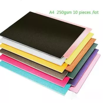 А4, 250 г, оберточная бумага для рукоделия с жемчугом, цветная бумага для оригами, блестящая картонная бумага для изготовления картона, плотная крафт-бумага