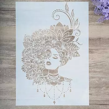A4 A3 A2 Размер DIY Craft Beauty Трафарет для настенной живописи Скрапбукинг Штамповка A4 Size